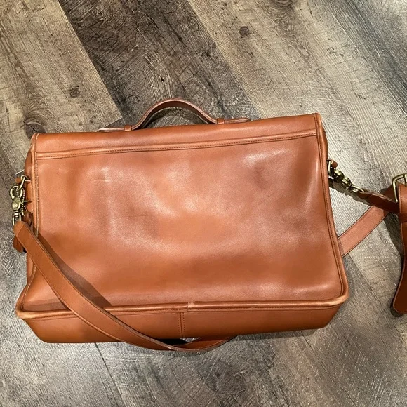 Vintage COACH Leather Briefcase - Picture 9 of 15